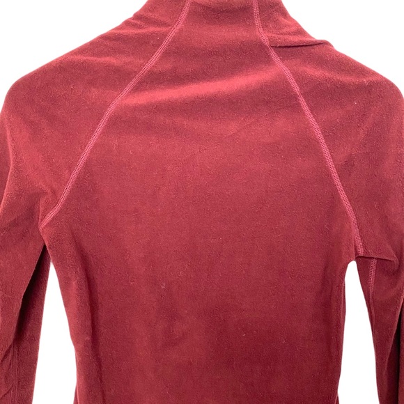 Fabletics Lexi Long Sleeve Ruched Turtleneck Red XS - Picture 7 of 8